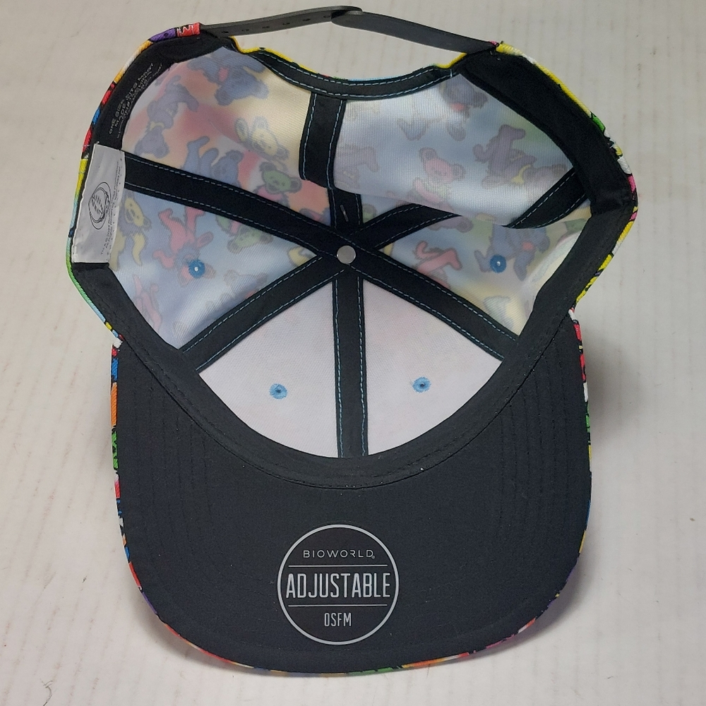 NWT Grateful Men's Multicolor Tie-Dye Snap Back Cap - Picture 8 of 12